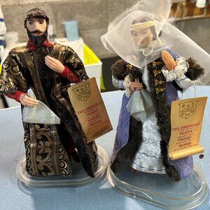 Two vintage Romanian Folk Dolls